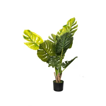 29BJ-924-10 Монстера искусственная в горшке h100см 29BJ-924-10 Монстера искусственная в горшке h100см