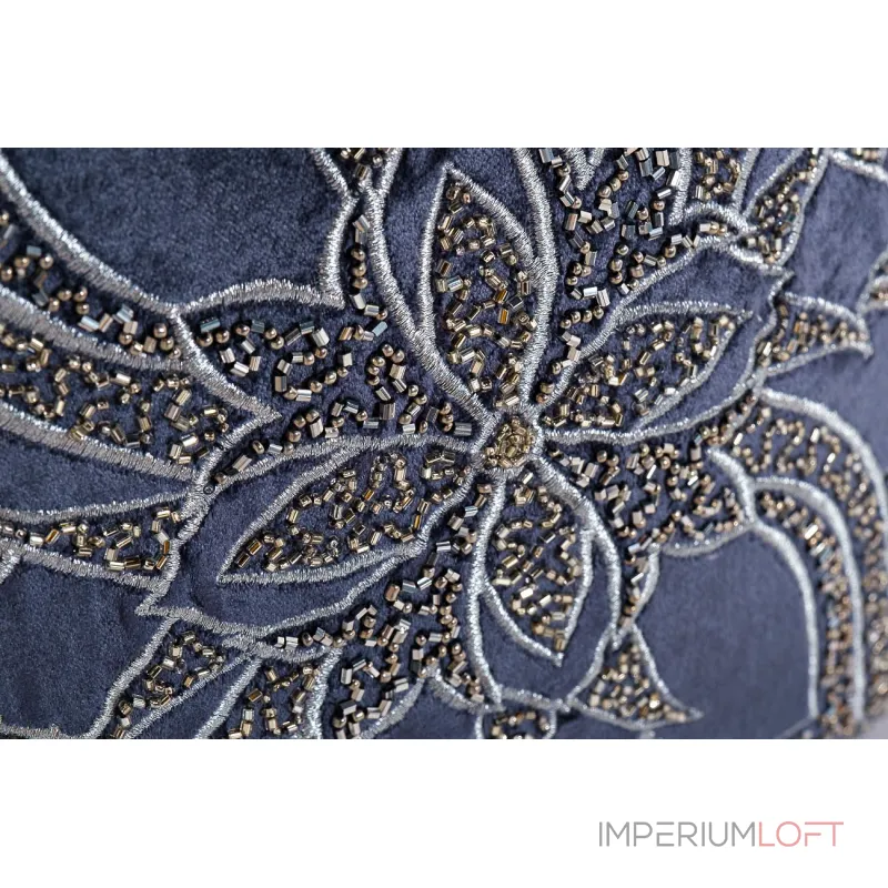 Декоративная подушка с бисером 45*45 GardaDecor Цветок 70SW-26096