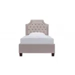 Кровать велюровая крем-брюле от ImperiumLoft