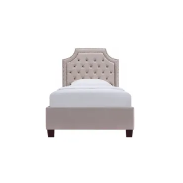 Кровать велюровая крем-брюле Кровать велюровая крем-брюле