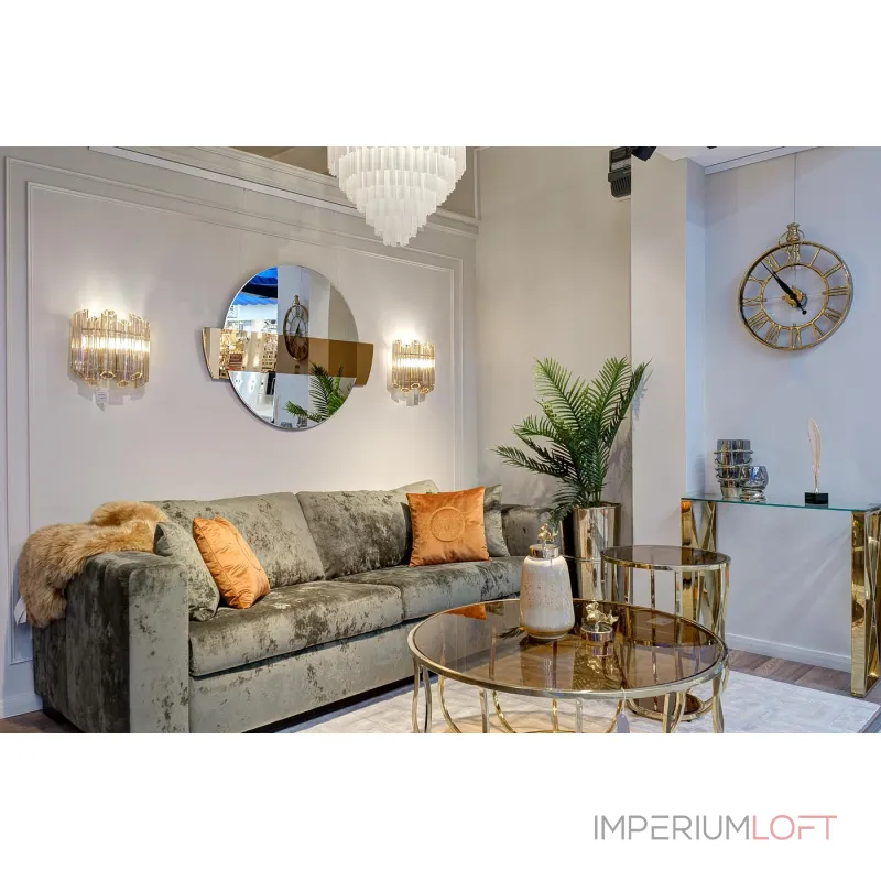 Консоль прозрачное стекло/золото от ImperiumLoft Консоль прозрачное стекло/золото от ImperiumLoft