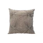 70SW-20306 Подушка с бисером Лучи серебро 45*45см от ImperiumLoft