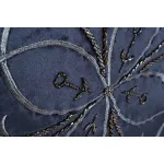 Подушка декоративная с вышивкой Узор синяя 70SW-28070 от ImperiumLoft