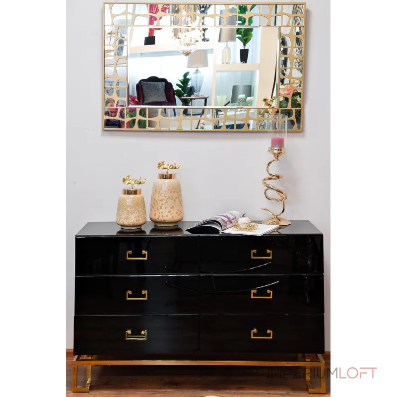 Комод черный с ящиками KFG057 от ImperiumLoft