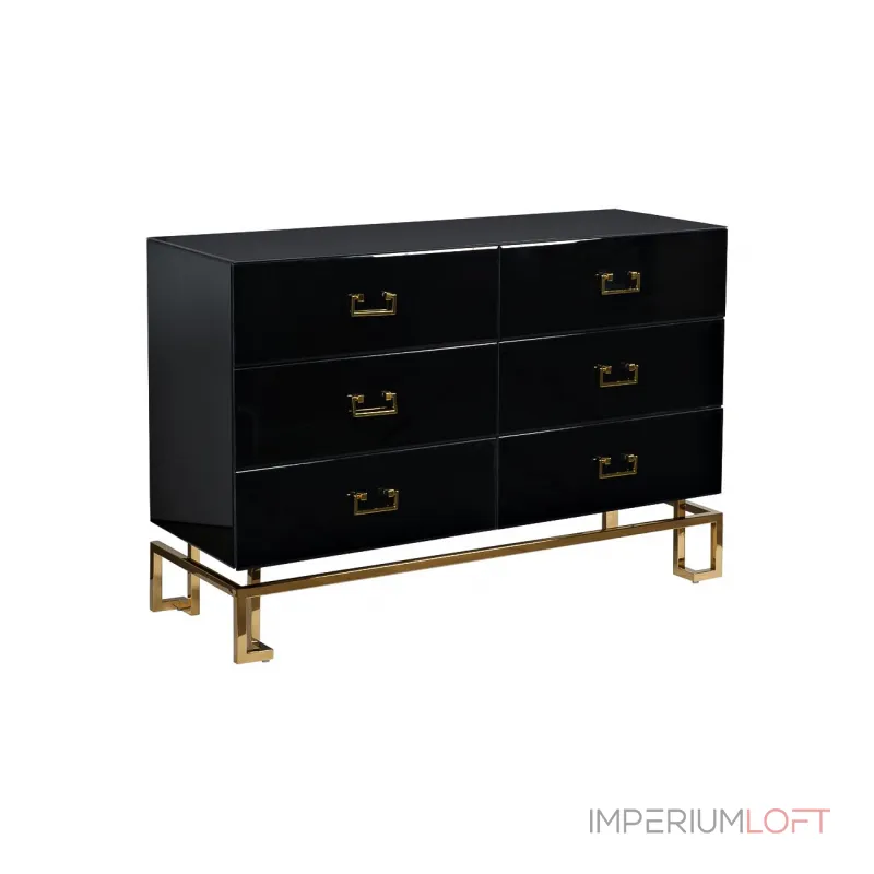 Комод черный с ящиками KFG057 от ImperiumLoft