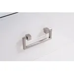 Тумбочка с ящиками белая/хром от ImperiumLoft