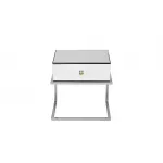 Тумбочка с ящиком зеркальная/хром от ImperiumLoft