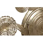 37SM-0642 Панно декоративное Золотые круги 135*69*6,5см от ImperiumLoft