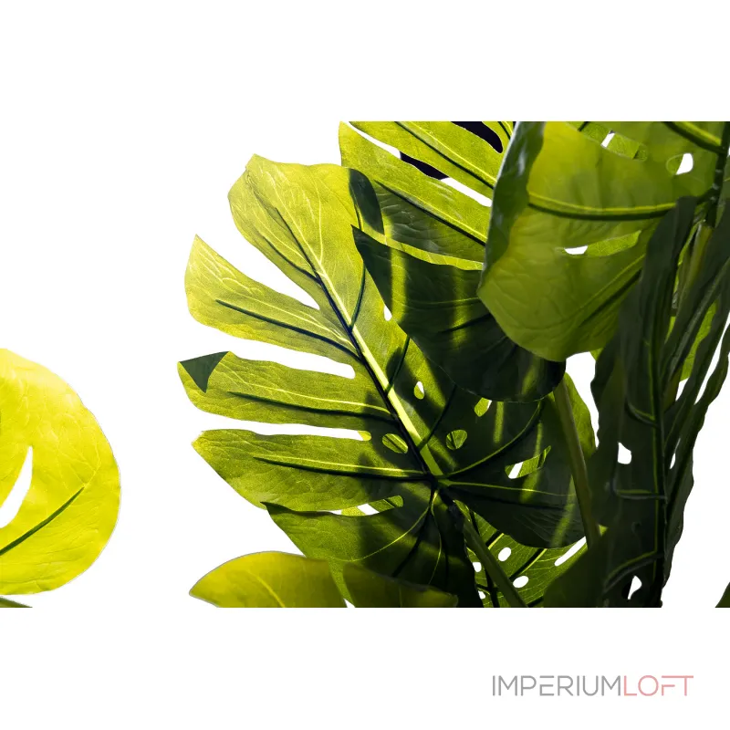 29BJ-924-10 Монстера искусственная в горшке h100см от ImperiumLoft