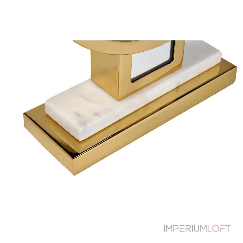 79MAL-5792 Часы настольные зеркальные цвет золото H40см от ImperiumLoft