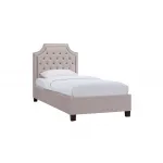 Кровать велюровая крем-брюле от ImperiumLoft