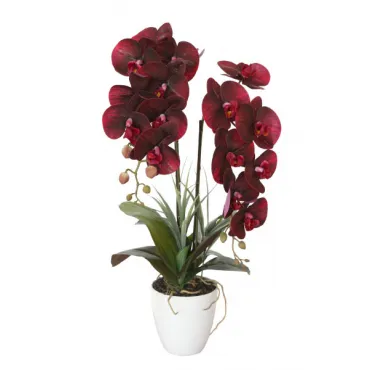 Искусственная композиция горшке H58 GardaDecor Орхидея 29BJ-170-12 Искусственная композиция горшке H58 GardaDecor Орхидея 29BJ-170-12