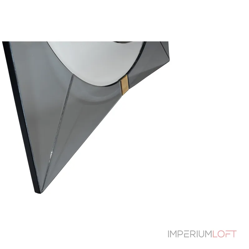 KFG124 Зеркало квадратное с золотыми вставками 102*102*2 см от ImperiumLoft