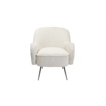 48MY-2688 CRE SL Кресло букле кремовое 72*75*76см мет.ножки 48MY-2688 CRE SL Кресло букле кремовое 72*75*76см мет.ножки