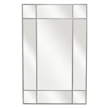 Зеркало прямоугольное в раме цвета хром KFG048