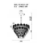 Подвесная люстра Ракушки 92EL-YG18516-10P