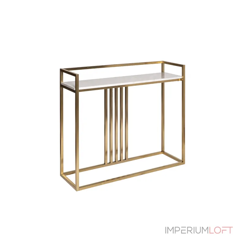 Консоль Misty Nuova искусственный мрамор/матовое золото от ImperiumLoft Консоль Misty Nuova искусственный мрамор/матовое золото от ImperiumLoft