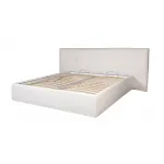 Кровать Como c подъем.мех. шенилл белый Miss01 270*240*110 от ImperiumLoft