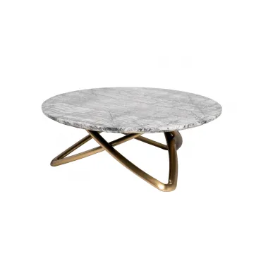 Стол журнальный мраморный серый L95