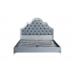 KFC1096 Кровать с зеркальн. вставками серо-гол. 1870*2075*1500мм от ImperiumLoft