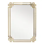 Зеркало прямоугольное в золотой раме KFE1270 от ImperiumLoft