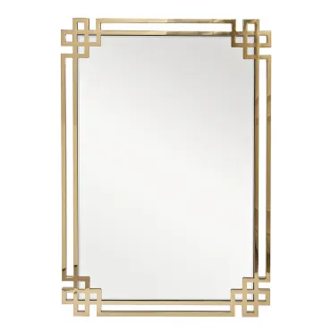 Зеркало прямоугольное в золотой раме KFE1270