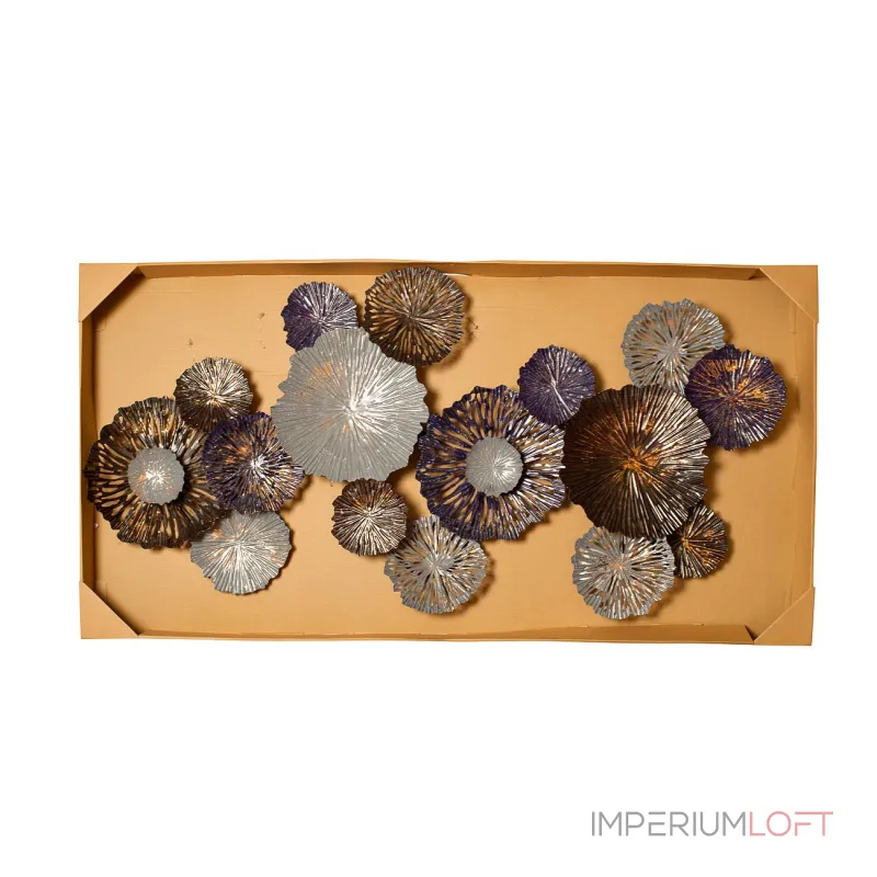 Панно декоративное Цветы 37SM-0696 от ImperiumLoft Панно декоративное Цветы 37SM-0696 от ImperiumLoft