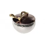 69-1019064 Емкость с крышкой Бутоны металл/стекло13*12*12,5 от ImperiumLoft