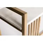 Консоль Misty Nuova искусственный мрамор/матовое золото от ImperiumLoft