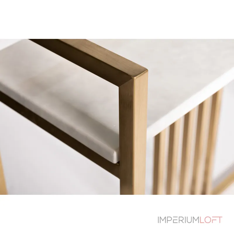 Консоль Misty Nuova искусственный мрамор/матовое золото от ImperiumLoft Консоль Misty Nuova искусственный мрамор/матовое золото от ImperiumLoft