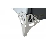 KFC1096 Кровать с зеркальн. вставками серо-гол. 1870*2075*1500мм от ImperiumLoft