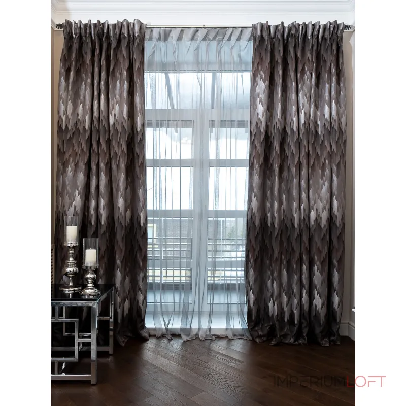 Тюль ROMA 275х320см серый от ImperiumLoft