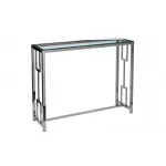 47ED-CST072 Консоль прозр.стекло/хром 100*30*78см от ImperiumLoft