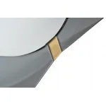 KFG124 Зеркало квадратное с золотыми вставками 102*102*2 см от ImperiumLoft