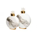 Керамическая ваза с крышкой GardaDecor 55RD4283S