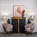 Холст Балерина в бронзовом багете 89VOR-AQUARELLE9 от ImperiumLoft