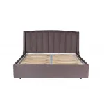 Кровать Odry c подъем.мех. велюр лилово-серый Vel19 206*220*120 от ImperiumLoft