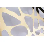 Стол обеденный прозрачное стекло/золото от ImperiumLoft