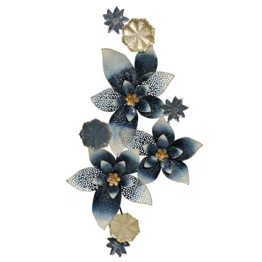37SM-1902 Настенный декор Цветы 135.3*66.7*6.4см