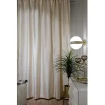 121GD-BEL01-PORT BEG Портьера BELLINI бежевая 275*260см от ImperiumLoft