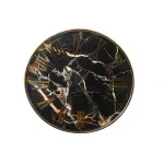 Часы настенные круглые чёрные/золото от ImperiumLoft