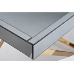 Стол сервировочный зеркальный матовый/золото от ImperiumLoft