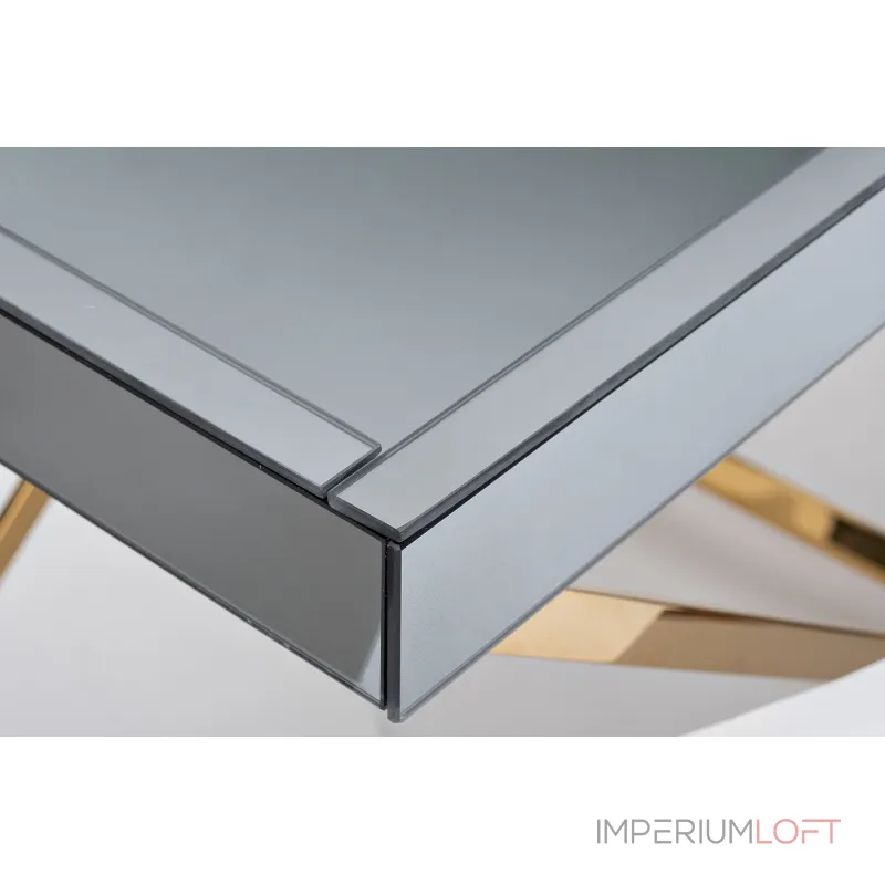 Стол сервировочный зеркальный матовый/золото от ImperiumLoft Стол сервировочный зеркальный матовый/золото от ImperiumLoft