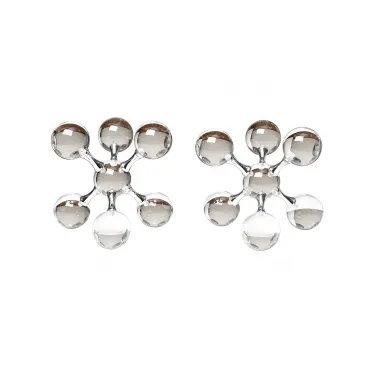 XBE1280 Держатели для книг Молекулы 2 шт. 16,5*16,5*16.5см