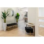 Пуф велюровый черный/золото от ImperiumLoft