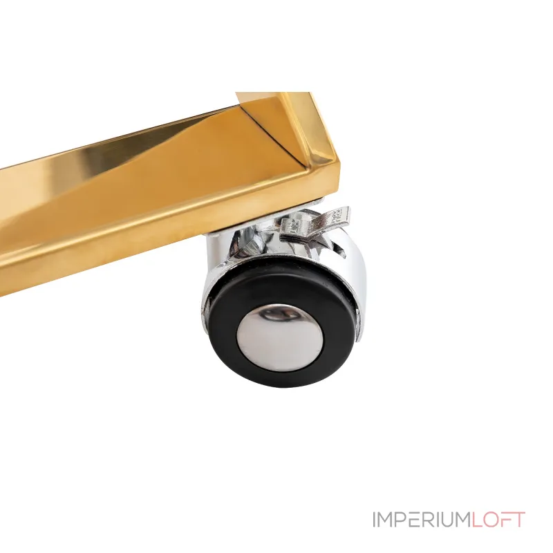 Стол сервировочный зеркальный матовый/золото от ImperiumLoft Стол сервировочный зеркальный матовый/золото от ImperiumLoft