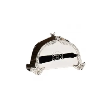 95IM-4104S Салфетница GardaDecor латунь цвет хром 12*4*7,5см 95IM-4104S Салфетница GardaDecor латунь цвет хром 12*4*7,5см