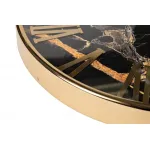 Часы настенные круглые чёрные/золото от ImperiumLoft