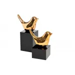 Статуэтка Птичка золотая 18см на подставке 55RD4007L от ImperiumLoft