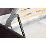 Кровать Odry c подъем.мех. велюр лилово-серый Vel19 206*220*120 от ImperiumLoft